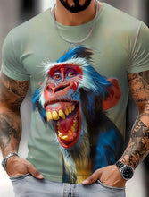 Load image into Gallery viewer, 🦁  3D Animal Print Funny T-Shirt – Bold Summer Streetwear
