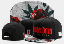 Load image into Gallery viewer, Skull Hand Snapback Hat – Flat Bill Adjustable Baseball Cap
