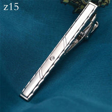 Load image into Gallery viewer, New Metal Silver Color Tie Clip For Men Wedding Necktie Tie Clasp Clip Tie Clips for Men Tie Bar Clip  Regular Ties Necktie Wedding Business Tie Pin Clips Gentleman Ties Bar Elegant Men's Accessories
