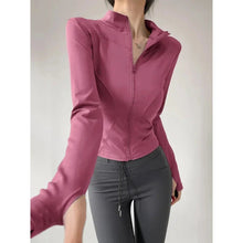 Load image into Gallery viewer, Sun Quick-Drying Zip-Up Sports Jacket Women S-3XL
