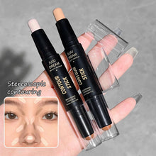 Load image into Gallery viewer, Double Ended Dual Purpose High Light Trimming Stick Three Dimensional Contour Nose Shadow Facial Shape Brighten and Trim
