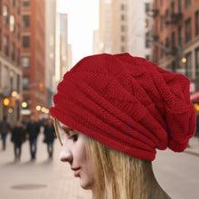 Load image into Gallery viewer, Oversized Slouchy Knitted Beanie
