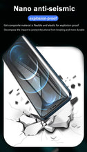 Load image into Gallery viewer, 3PCS Matte Film For iPhone 14 13 12 11 Pro Max Mini Frosted Screen Protectors For iPhone X XR XS Max 6S 7 8 Plus SE3/2 Full HD Curved Edge Liquid UV Tempered Glass Exclusive Solution for Ultrasonic Fingerprint
