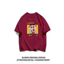 Load image into Gallery viewer, 👕 Crayon Shin-chan "Beloved Woman" Cotton T-Shirt – Playful Anime Streetwear
