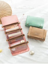 Load image into Gallery viewer, Detachable Cosmetic Bag Portable Large Capacity 4 in 1 Makeup Bags Portable Folding Travel Cosmetics Storage Toiletry Bag
