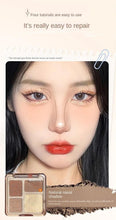 Load image into Gallery viewer, Natural Stereoscopic Face Powder Palette Matte Bronzer Contour Shading Multifunctional Highlighter Cosmetic Blush Gift
