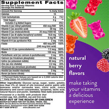 Load image into Gallery viewer, Women's Multivitamin Gummies - Energy, Mood, Hair Care, Skin Care, Support Energy Metabolism, Bone and Immune Health
