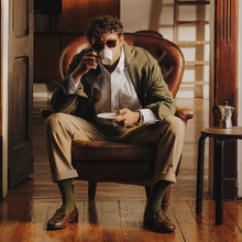 Load image into Gallery viewer, Men's Brown Snakeskin Milano Loafer
