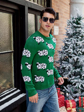 Load image into Gallery viewer, Sheep Jacquard Casual Long-Sleeve Ugly Christmas Sweater | NCS
