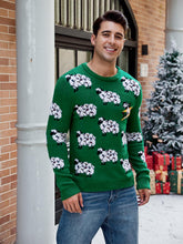 Load image into Gallery viewer, Sheep Jacquard Casual Long-Sleeve Ugly Christmas Sweater | NCS
