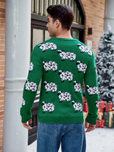 Load image into Gallery viewer, Sheep Jacquard Casual Long-Sleeve Ugly Christmas Sweater | NCS
