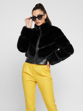 Load image into Gallery viewer, Short Faux Fur Jacket For Women, Flatiron, BYMANYC New York.

