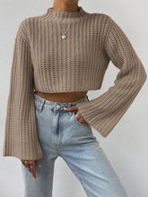 Load image into Gallery viewer, Short Crop Top with Exposed Midriff and Bell Sleeves | NCS
