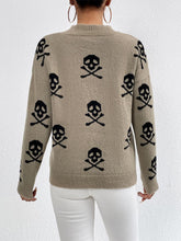 Load image into Gallery viewer, Skull Pattern Halloween Sweater | NCS
