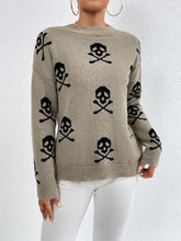 Load image into Gallery viewer, Skull Pattern Halloween Sweater | NCS
