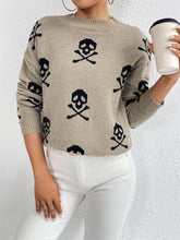 Load image into Gallery viewer, Skull Pattern Halloween Sweater | NCS
