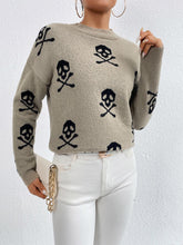 Load image into Gallery viewer, Skull Pattern Halloween Sweater | NCS
