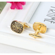 Load image into Gallery viewer, Snazzy Boxed Gold Cufflinks
