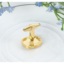 Load image into Gallery viewer, Snazzy Boxed Gold Cufflinks
