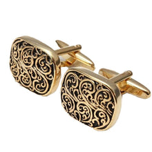 Load image into Gallery viewer, Snazzy Boxed Gold Cufflinks
