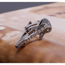 Load image into Gallery viewer, Snazzy Guitar Collection Tie Bars/Clips - 2 Colors
