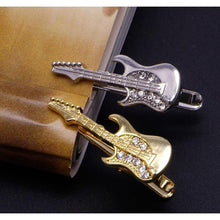 Load image into Gallery viewer, Snazzy Guitar Collection Tie Bars/Clips - 2 Colors
