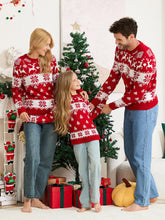 Load image into Gallery viewer, Snowflake Red Fair Isle Christmas Sweater | NCS
