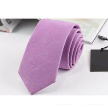 Load image into Gallery viewer, Soft Colors Collection Skinny Ties - 9 Colors
