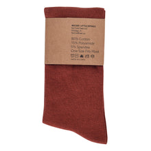 Load image into Gallery viewer, Solid Burnt Orange Socks
