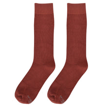 Load image into Gallery viewer, Solid Burnt Orange Socks

