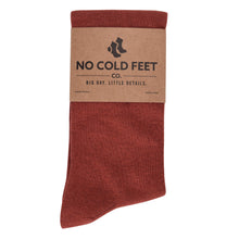 Load image into Gallery viewer, Solid Burnt Orange Socks
