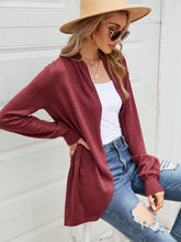 Load image into Gallery viewer, Solid Color Mid-Length Sweater Cardigan | NCS

