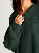 Load image into Gallery viewer, Solid Drop Shoulder Split Hem Sweater | NCS
