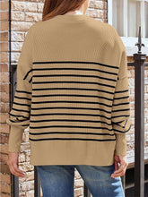 Load image into Gallery viewer, Solid Drop Shoulder Split Hem Sweater | NCS
