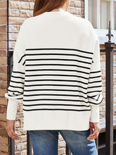 Load image into Gallery viewer, Solid Drop Shoulder Split Hem Sweater | NCS
