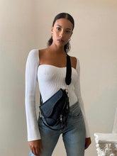 Load image into Gallery viewer, Square Collar Irregular Long Sleeve Woman Sweaters | NCS
