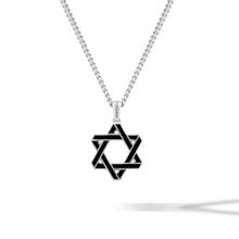 Load image into Gallery viewer, Star Of David Pendant - Black Onyx
