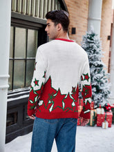 Load image into Gallery viewer, Star Jacquard Casual Ugly Christmas Sweater | NCS
