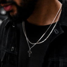 Load image into Gallery viewer, Stone Cross (Large) - Black Onyx

