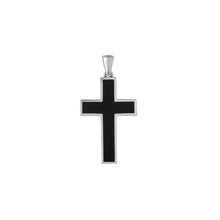 Load image into Gallery viewer, Stone Cross (Large) - Black Onyx
