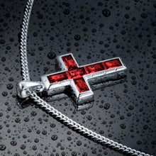 Load image into Gallery viewer, Gemstone Cross Pendant - Ruby
