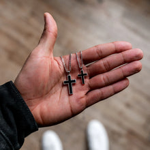 Load image into Gallery viewer, Stone Cross (Large) - Black Onyx
