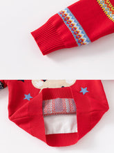 Load image into Gallery viewer, Striped Reindeer Christmas Sweater for Kids | NCS
