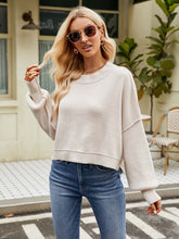 Load image into Gallery viewer, Stylish Short-Length Loose Fit Long Sleeve Sweater | NCS
