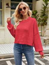 Load image into Gallery viewer, Stylish Short-Length Loose Fit Long Sleeve Sweater | NCS
