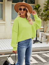 Load image into Gallery viewer, Stylish Short-Length Loose Fit Long Sleeve Sweater | NCS
