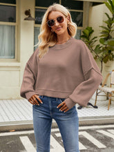 Load image into Gallery viewer, Stylish Short-Length Loose Fit Long Sleeve Sweater | NCS

