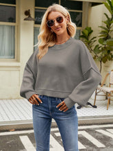 Load image into Gallery viewer, Stylish Short-Length Loose Fit Long Sleeve Sweater | NCS
