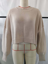 Load image into Gallery viewer, Stylish Short-Length Loose Fit Long Sleeve Sweater | NCS
