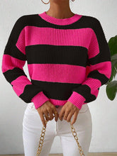 Load image into Gallery viewer, Stylish Two-Tone Loose Fit Pullover Sweater | NCS
